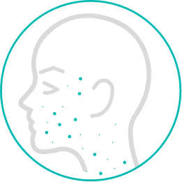 Ícone de pele de homem em cinzento